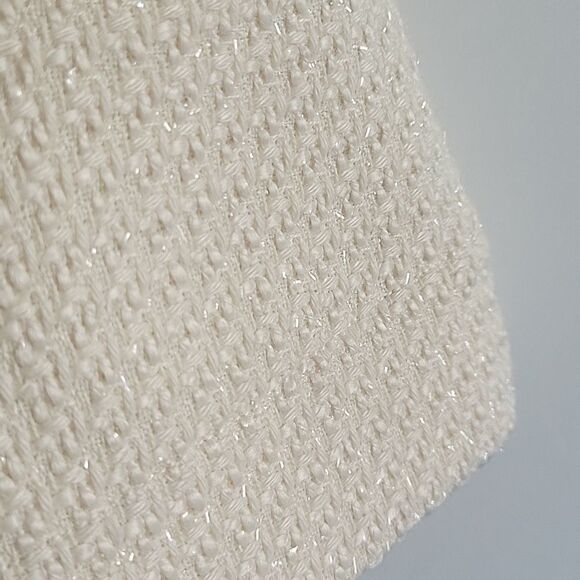 Guess button belted tweed shorts # tweed #fall # spring # light beige - Picture 3 of 11